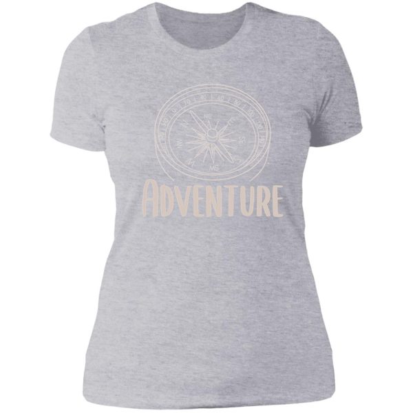 compass lettering lady t-shirt