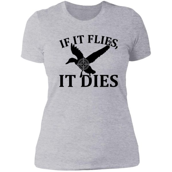 cool bird hunting design lady t-shirt