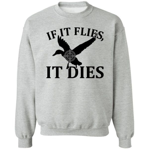 cool bird hunting design sweatshirt