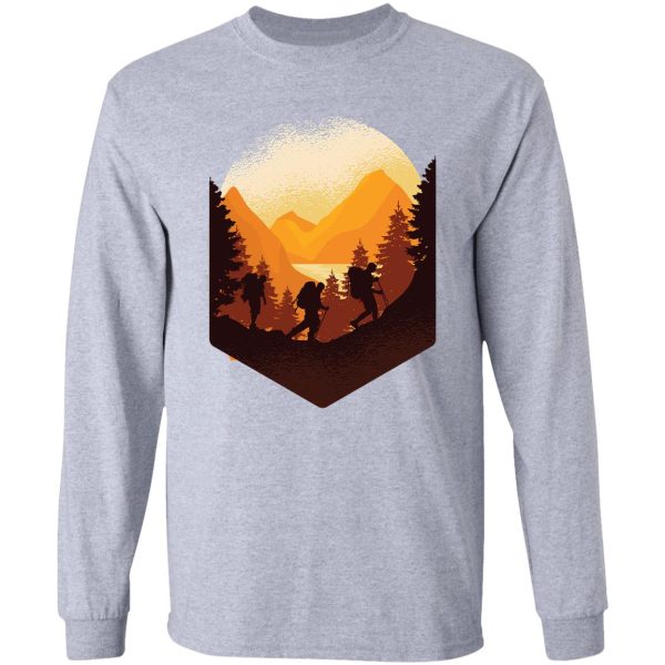 cool mountain hiking long sleeve