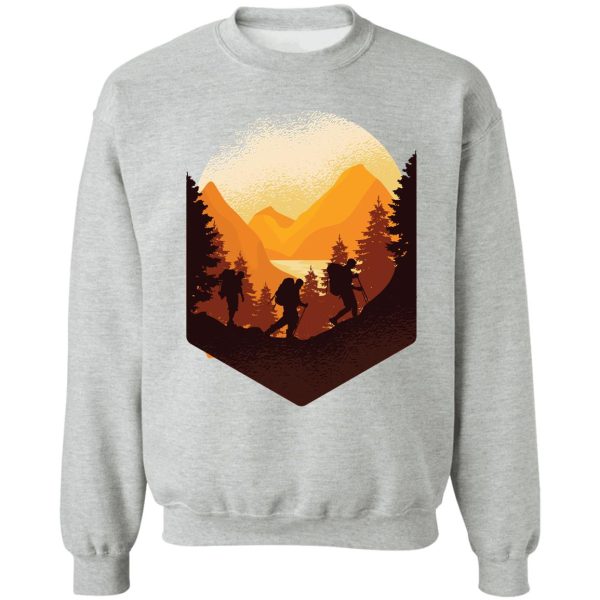 cool mountain hiking sweatshirt