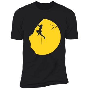 cool rock climbing mountains sport t-shirt shirt