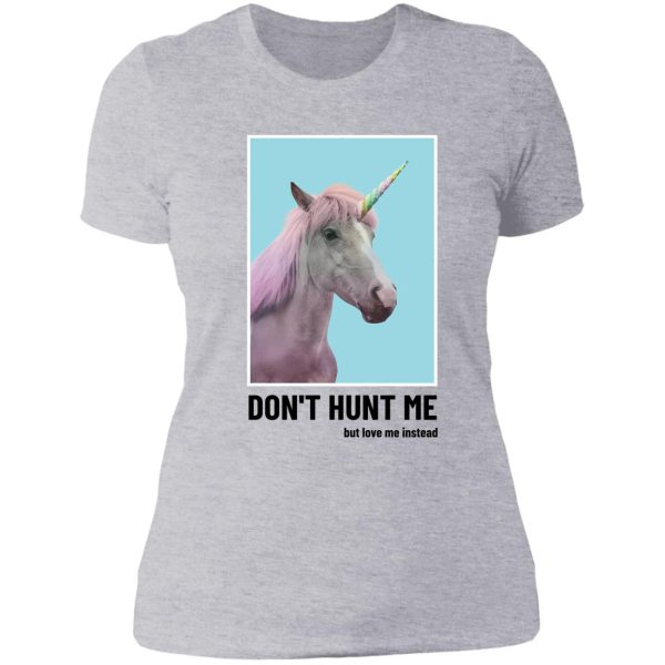 cool unicorn hunting season lady t-shirt