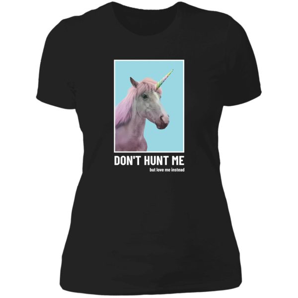 cool unicorn hunting season lady t-shirt