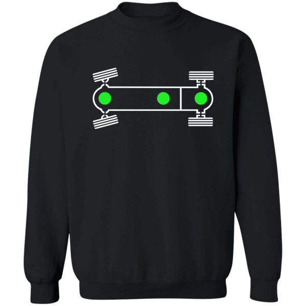 cool vanagon t3 syncro diff-lock bulli illustration 80s sweatshirt