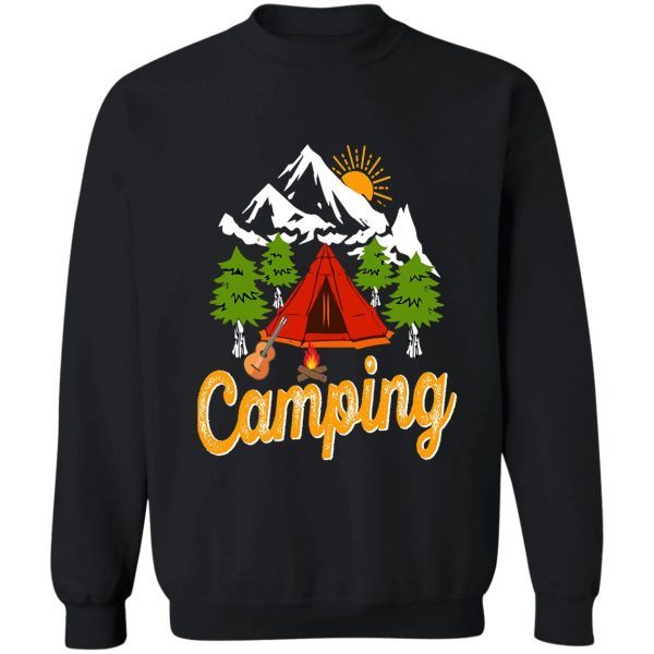 copy of life is short call in sick and go camping sweatshirt