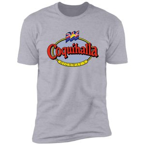 coquihalla highway 5 british columbia vintage travel decal shirt