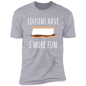 cousins have s'more fun, cousin camping design shirt