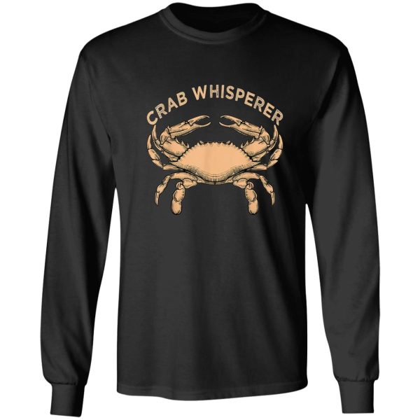 crab-whisperer-vintage-crabbing-hunting-fishing-crabs long sleeve