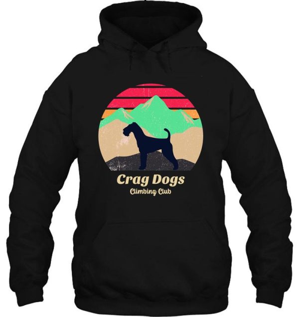 crag dogs climbing club (light) hoodie