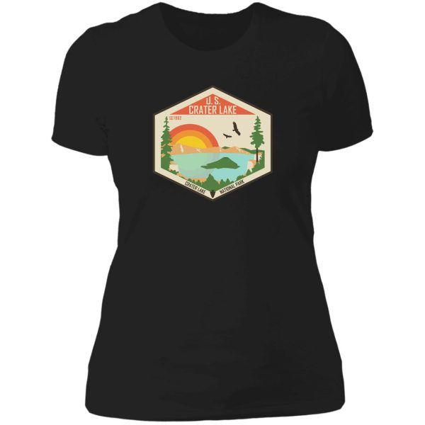crater lake national park lady t-shirt