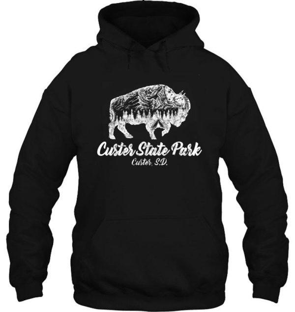 custer state park for bison lovers south dakota hoodie