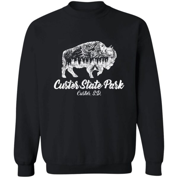 custer state park for bison lovers south dakota sweatshirt