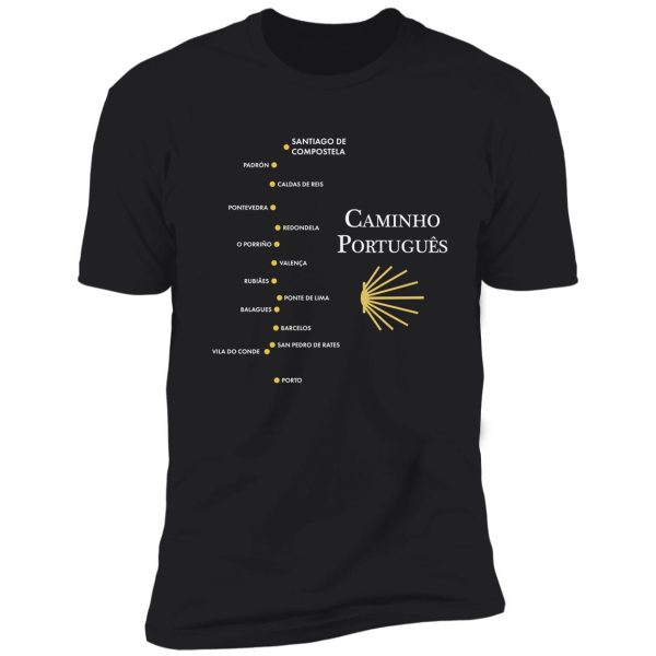 customizable camino português items shirt