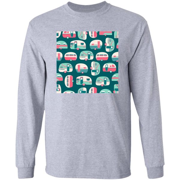 cute camping bus long sleeve