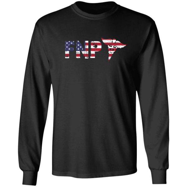 cute nurse life nursing clinical patriotic american usa flag fnp nurse who loves rock or ice climbing 4 th of july long sleeve