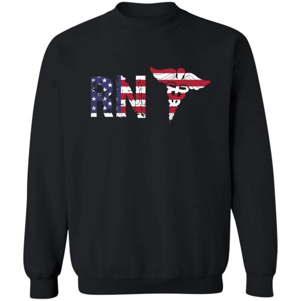 cute nurse life nursing clinical patriotic american usa flag rn nurse who loves rock or ice climbing 4 th of july sweatshirt