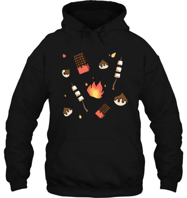 cute smores camping hoodie