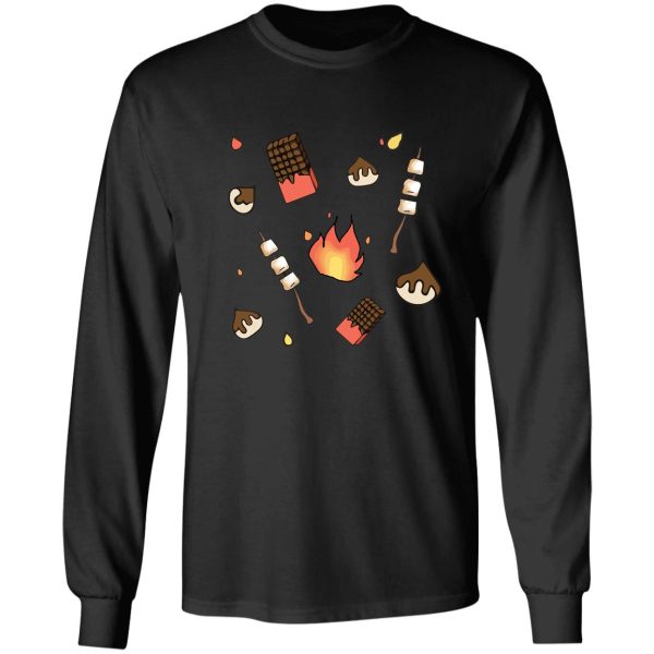 cute smores camping long sleeve