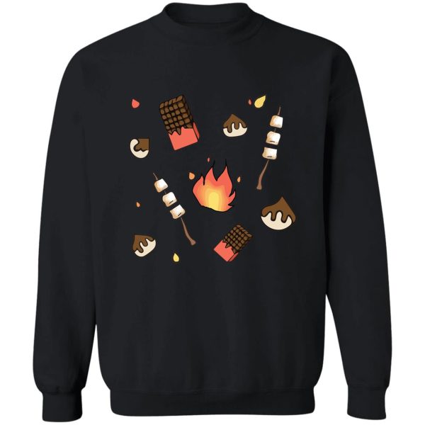 cute smores camping sweatshirt