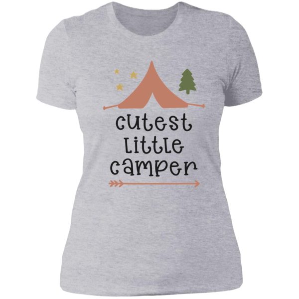 cutest little camper lady t-shirt