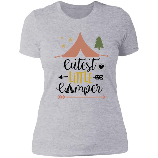 cutest little camper lady t-shirt
