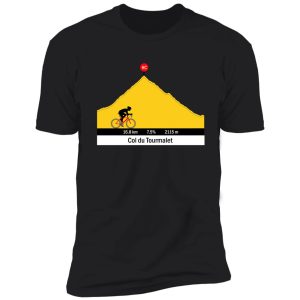 cycling t shirt col du tourmalet tour de france shirt