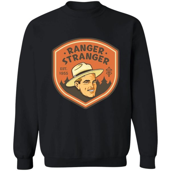 ranger stranger – orange crest sweatshirt