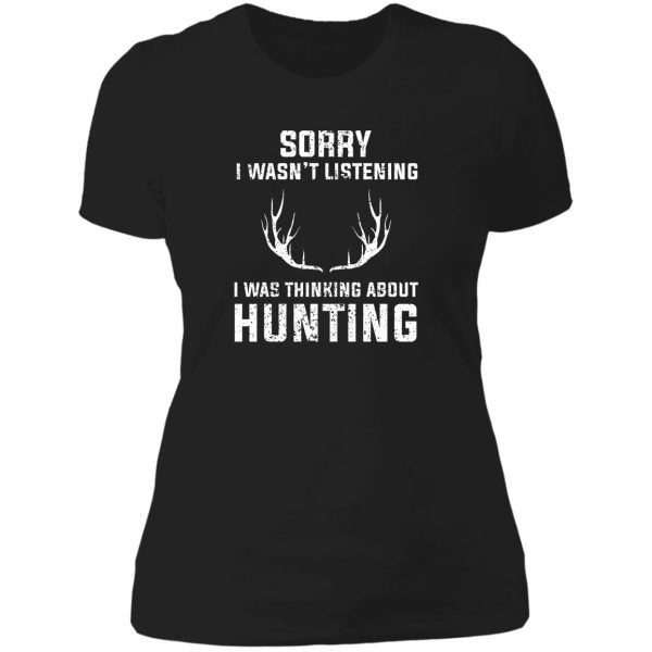 dad is my name and hunting father hunter t-shirt lady t-shirt