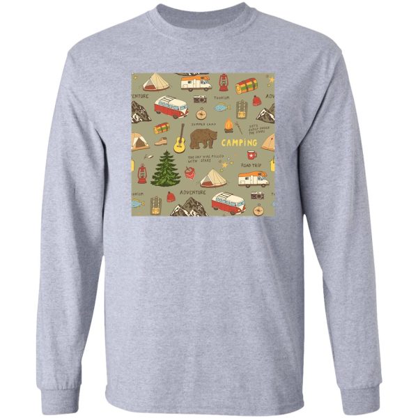 day of camping long sleeve