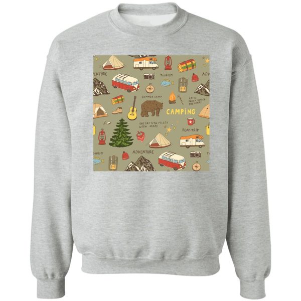 day of camping sweatshirt