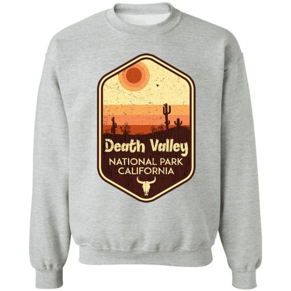 death valley national park california cactus sweatshirt