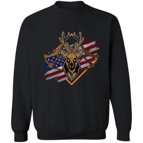 deer bow hunting sweatshirt