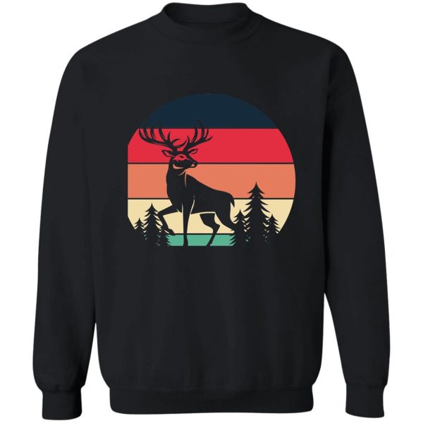 deer buck treest sweatshirt