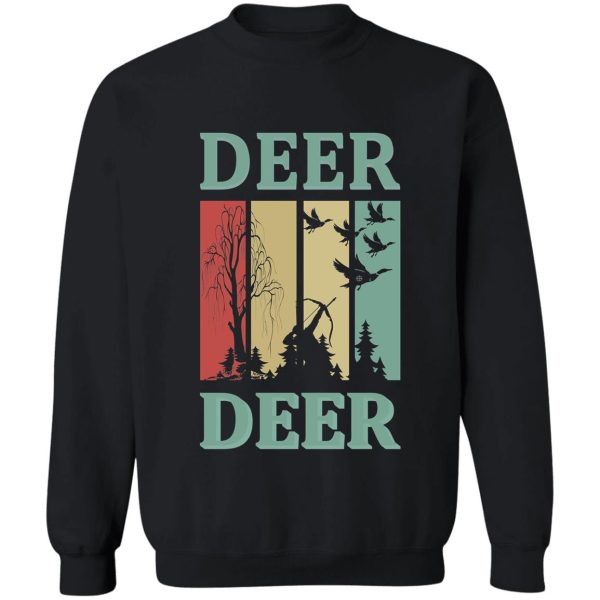 deer deer deer bow hunting deer bow hunting tips deer & deer hunting magazine sweatshirt
