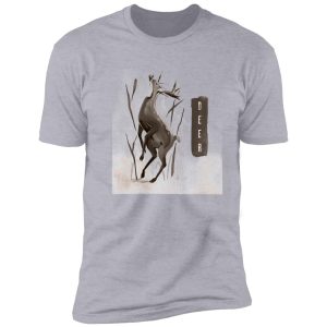 deer drawing shirt