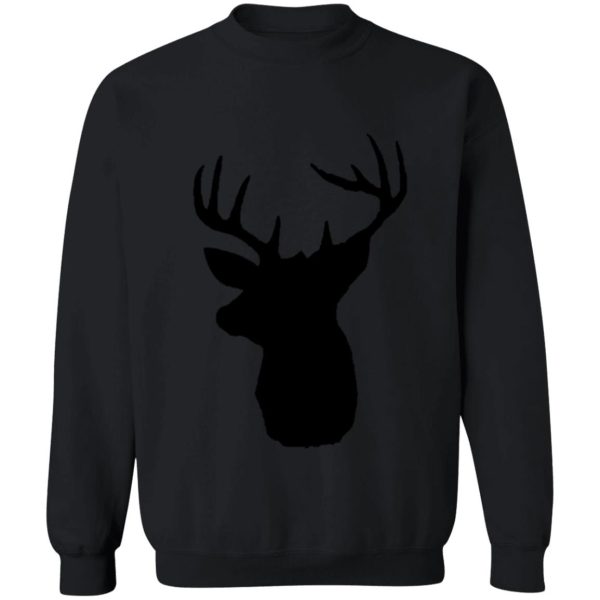 deer head silhouette sweatshirt