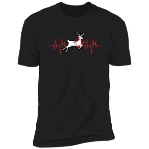 deer hunter heartbeat, funny gift idea for hunters shirt