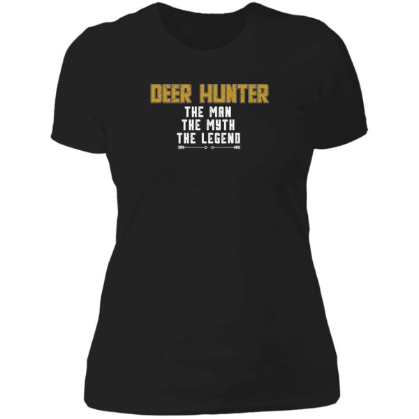 deer hunter shirt lady t-shirt