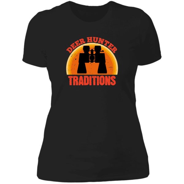 deer hunter traditions lady t-shirt