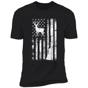deer hunting american flag design for hunters | hunting gifts | whitetail deer hunting | hunting gear for men & women shirt