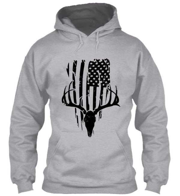deer hunting american flag patriotic hunter gift hoodie