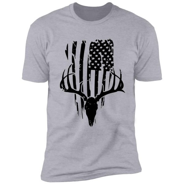 deer hunting american flag, patriotic hunter gift shirt