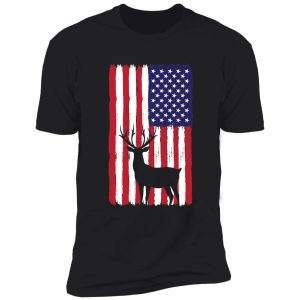 deer hunting american flag shirt