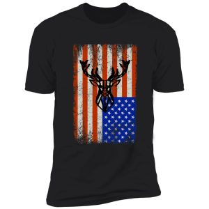 deer hunting and america flag shirt