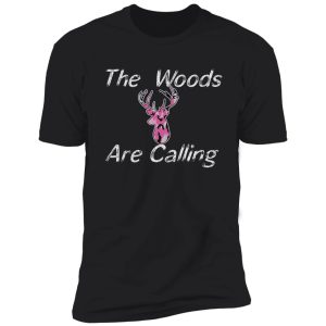 deer hunting buck calling pink shirt