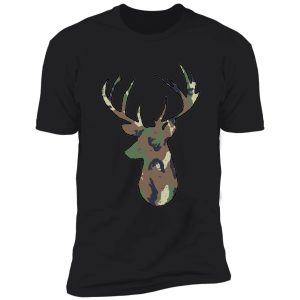 deer hunting buck head distressed shirt