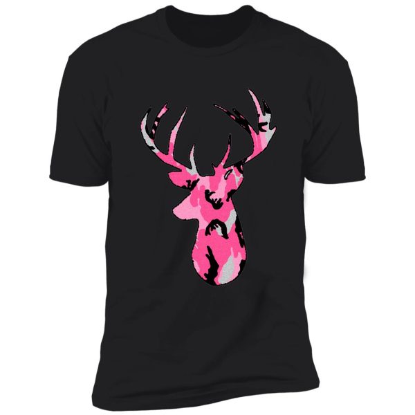 deer hunting buck head pink shirt