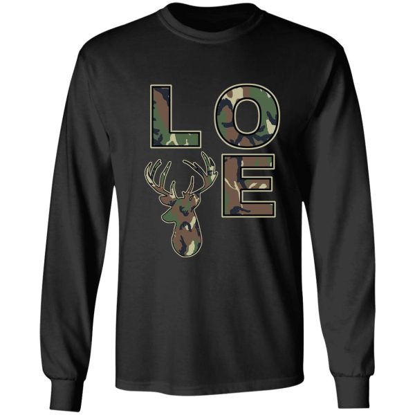 deer hunting buck love long sleeve