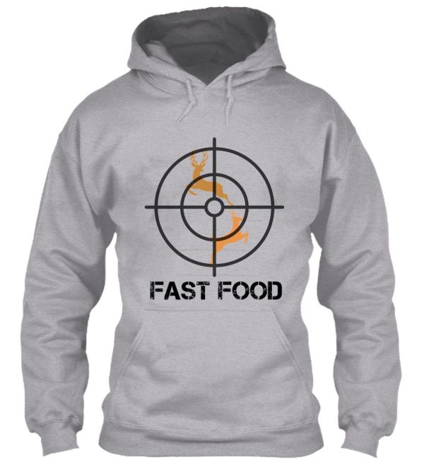 deer hunting funny hunter fast food hoodie